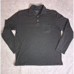Tommy Bahama Island Zone Polo Mens Gray Shirt Size Small